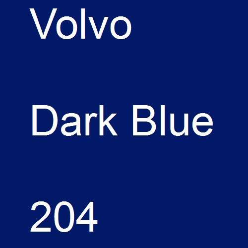 Volvo, Dark Blue, 204.